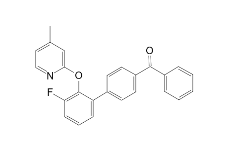 {3'-Fluoro-2'-[(4-methylpyridin-2-yl)oxy]-[1,1'-biphenyl]-4-yl}(phenyl)methanone