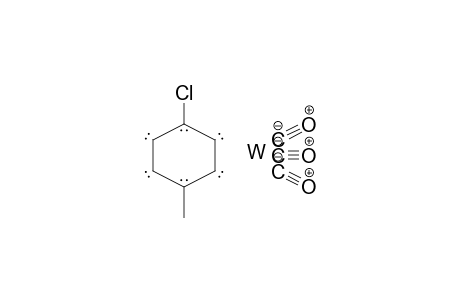 Tungsten, tricarbonyl-(1-chloro-4-methylbenzene)