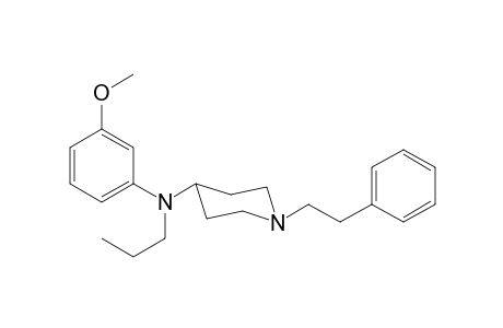 N-(3-Methoxyphenyl)-N-propyl-1-(2-phenylethyl)piperidin-4-amine