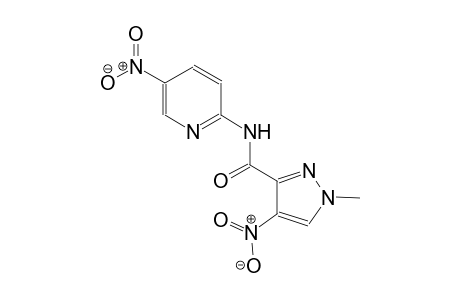 1-methyl-4-nitro-N-(5-nitro-2-pyridinyl)-1H-pyrazole-3-carboxamide