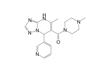 [1,2,4]triazolo[1,5-a]pyrimidine, 4,7-dihydro-5-methyl-6-[(4-methyl-1-piperazinyl)carbonyl]-7-(3-pyridinyl)-