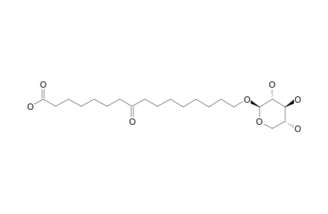 8-OXO-16-BETA-[(D-XYLOPYRANOSYL)-OXY]-HEXADECANOIC-ACID