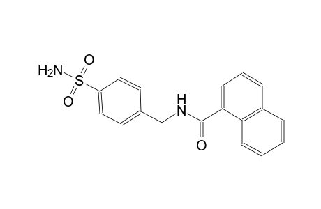 N-[4-(aminosulfonyl)benzyl]-1-naphthamide
