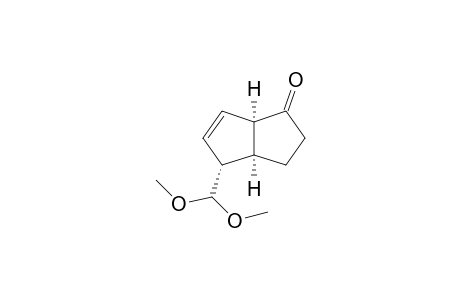 2.alpha.-(Dimethoxymethyl)-cis-bicyclo[3.3.0]oct-3-en-6-one