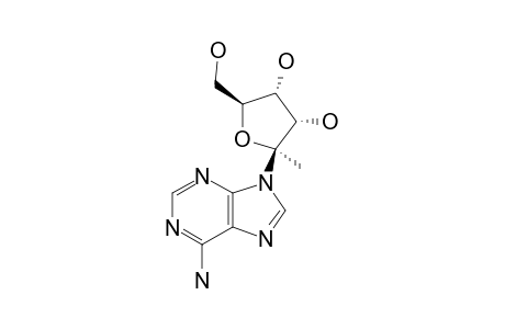 9H-(1-DEOXY-BETA-D-PSICOFURANOSYL)-ADENINE