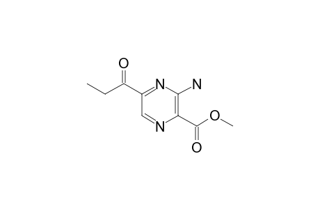 3-amino-5-propionyl-pyrazinic acid methyl ester