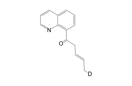 8-Quinolinyl 4-deuteriobut-2'-enyl ketone