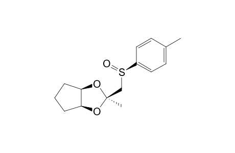 (1S,3S,5R)-3-exo-Methyl-3-endo-(p-tolylsulfinyl)methyl-2,4-dioxa-cis-bicyclo[3.3.0]octane