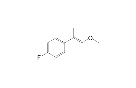 1-Fluoranyl-4-[(E)-1-methoxyprop-1-en-2-yl]benzene