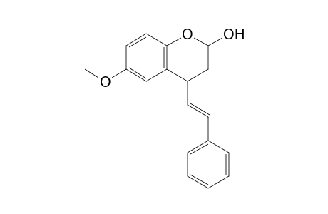 6-Methoxy-4-styrylchroman-2-ol