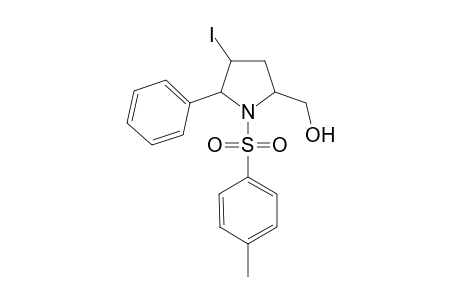 (2RS,4SR,5RS)-4-Iodo-1-(4-tolylsulfonyl)-5-phenylpyrrolidine-2-methanol