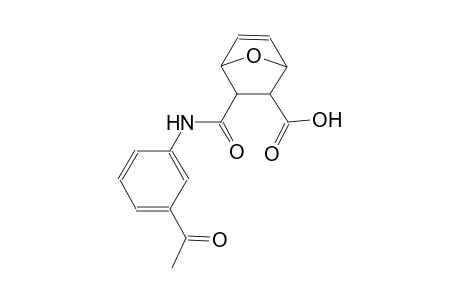 7-oxabicyclo[2.2.1]hept-5-ene-2-carboxylic acid, 3-[[(3-acetylphenyl)amino]carbonyl]-