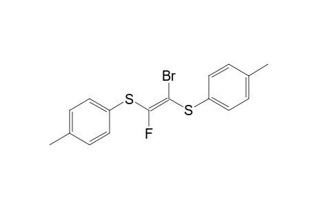 2-Bromo-1,2-bis(p-tolylthio)-1-fluoroethene