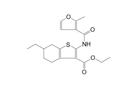 benzo[b]thiophene-3-carboxylic acid, 6-ethyl-4,5,6,7-tetrahydro-2-[[(2-methyl-3-furanyl)carbonyl]amino]-, ethyl ester