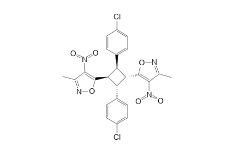 TRANS-1,3-DI-(3-METHYL-4-NITROISOXAZOL-5-YL)-TRANS-2-CIS-4-DI-(4-CHLOROPHENYL)-CYCLOBUTANE