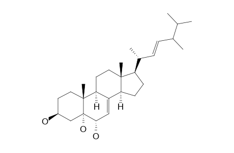 5.alpha.-Ergosta-7,22-diene-3.beta.,5,6.alpha.-triol