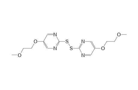 bis[5-(2-methoxyethoxy)-2-pyrimidinyl] disulfide