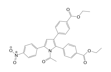 Diethyl 4,4'-{1-acetyl-5-(4-nitrophenyl)-1H-pyrrole-2,3-diyl}dibenzoate