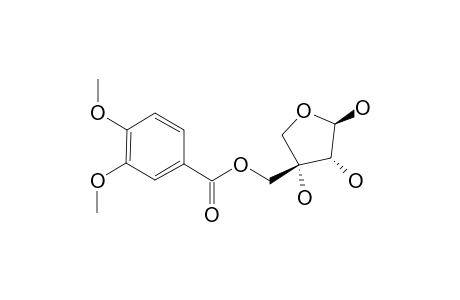 5'-O-3,4-DIMETHOXYBENZOYL-BETA-D-APIOFURANOSIDE