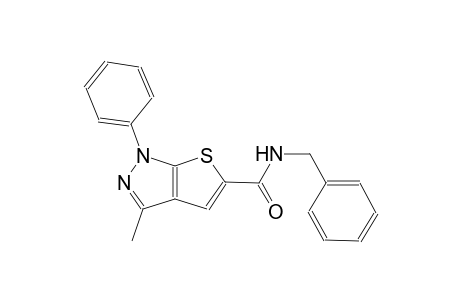 1H-thieno[2,3-c]pyrazole-5-carboxamide, 3-methyl-1-phenyl-N-(phenylmethyl)-