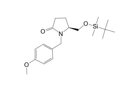(S)-5-(TERT.-BUTYLDIMETHYLSILOXYMETHYL)-1-(4-METHOXYPHENYLMETHYL)-2-PYRROLIDINONE