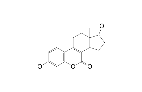 3,17-BETA-DIHYDROXY-6-OXA-OESTRA-1,3,5(10),8(9)-TETRAEN-7-ONE