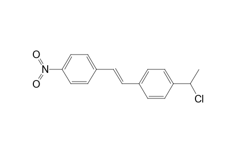 Benzene, 1-(1-chloroethyl)-4-[2-(4-nitrophenyl)ethenyl]-, (E)-