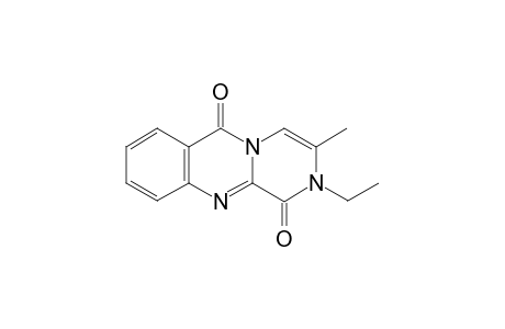2-Ethyl-3-methyl-2H-pyrazino[2,1-b]quinazoline-1,6-dione