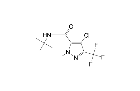 N-(tert-butyl)-4-chloro-1-methyl-3-(trifluoromethyl)-1H-pyrazole-5-carboxamide