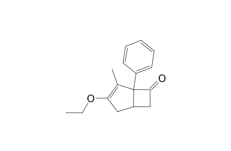 3-Ethoxy-2-methyl-1-phenylbicyclo[3.2.0]hept-2-en-7-one