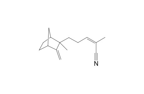 (2Z)-2-Methyl-5-(2-methyl-3-methylidenebicyclo[2.2.1]hept-2-yl)pent-2-enenitrile