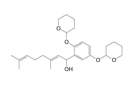 1-[2,5-Bis(2-Tetrahydropyranoyloxy)phenyl]-3,7-dimethyl-2,6-octadien-1-ol