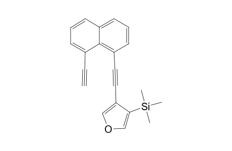 1-Ethynyl-8-[4'-(trimethylsilyl)-3'-furanylethynyl]naphthalene