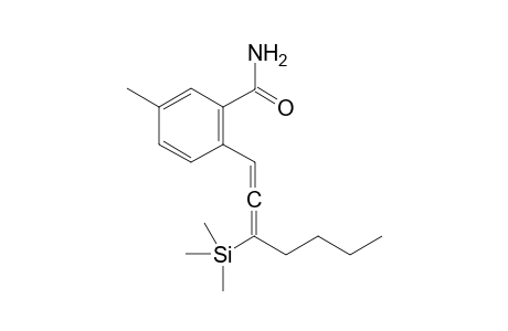 5-Methyl-2-[3-(trimethylsilyl)hepta-1,2-dien-1-yl]benzamide