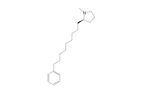N-METHYL-2-(9'-PHENYLNONYL)-PYRROLIDINE;IRNIINE