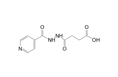 succinic acid, mono(2-isonicotinoylhydrazide)