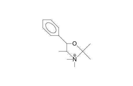 2,2,3,3,4-Pentamethyl-5-phenyl-oxazolidinium cation