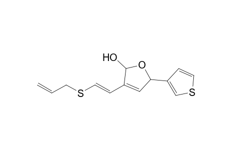 3-(2-Allylsulfanyl)ethenyl-2-hydroxy-5-(3-thienyl)-2,5-dihydrofuran