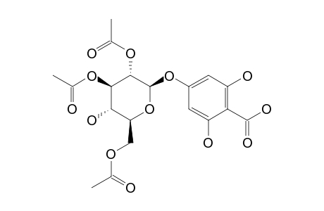 2,4,6-TRIHYDROXYBENZOIC-ACID-4-O-2',3',6'-TRIACETYLGLUCOSIDE