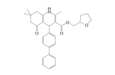 tetrahydro-2-furanylmethyl 4-[1,1'-biphenyl]-4-yl-2,7,7-trimethyl-5-oxo-1,4,5,6,7,8-hexahydro-3-quinolinecarboxylate