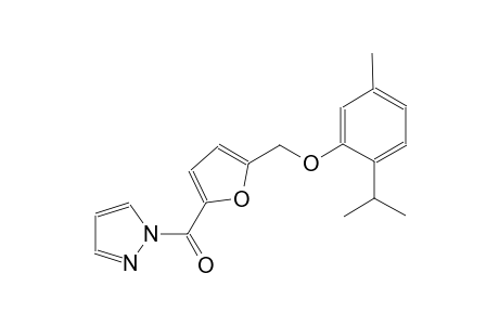 1-{5-[(2-isopropyl-5-methylphenoxy)methyl]-2-furoyl}-1H-pyrazole