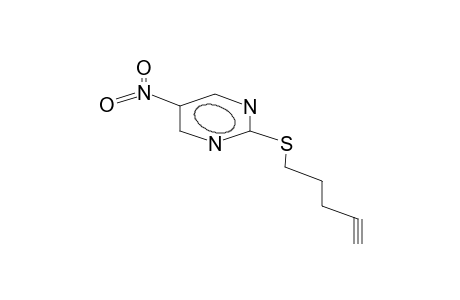 2-(4-pentynylthio)-5-nitropyrimidine