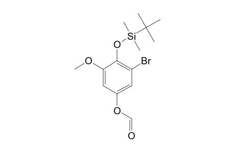 3-BROMO-4-(TERT.-BUTYLDIMETHYLSILYLOXY)-5-METHOXYPHENYL-FORMATE