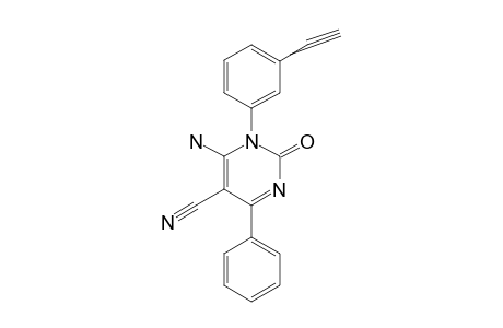 6-AMINO-5-CYANO-1-(3-ETYNYLPHENYL)-4-PHENYL-2(1H)-PYRIMIDINONE