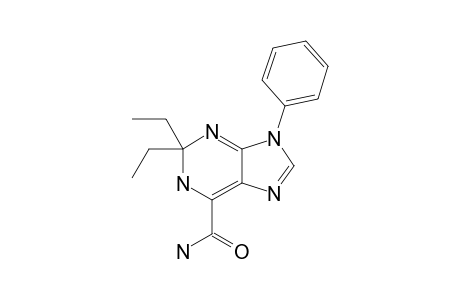 2,2-diethyl-9-phenyl-1H-purine-6-carboxamide