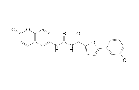 N-[5-(3-chlorophenyl)-2-furoyl]-N'-(2-oxo-2H-chromen-6-yl)thiourea