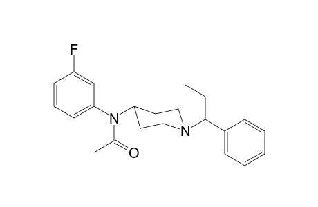 N-3-Fluorophenyl-N-[1-(1-phenylpropyl)piperidin-4-yl]acetamide