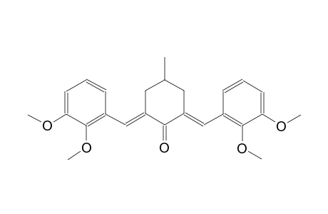 (2E,6E)-2,6-bis(2,3-dimethoxybenzylidene)-4-methylcyclohexanone