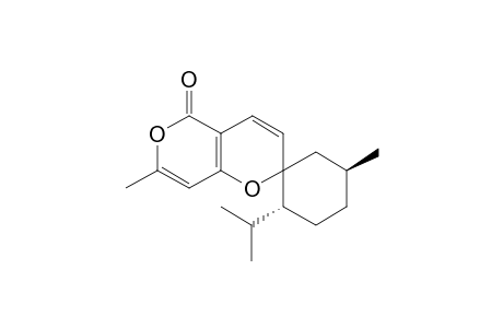 (S)-spiro[4-Methyl-3,7-dioxabicyclo[4.4.0]deca-1(6),4,9-triene-2-one-8,1'-2'-isopropyl-5'-methylcyclohexane]