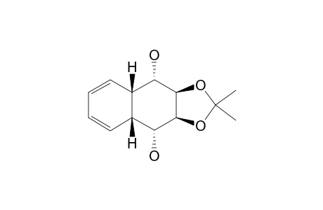 (3AR*,4S*,4AS*,8AR*,9R*,9AS*)-2,2-DIMETHYL-3A,4,4A,8A,9,9A-HEXAHYDRONAPHTHO-[2,3-D]-[1,3]-DIOXOLE-4,9-DIOL